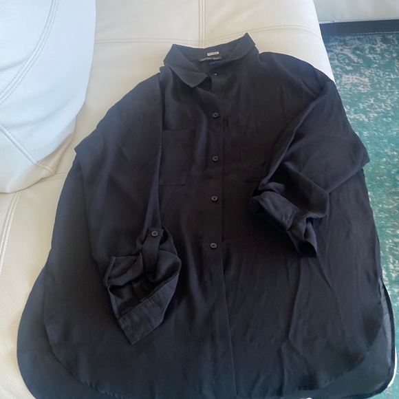 Sheer black blouse - Picture 1 of 3